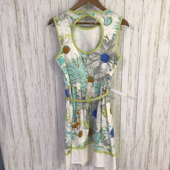 🍋 London Times Belted Floral dress size 10 - Picture 3 of 8